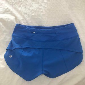 Lululemon Speed up short 2.5'' in wild bluebell